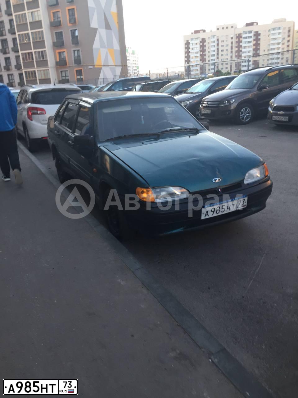 Фото автомобиля LADA 2121 NIVA, 1997 — госномер А985НТ73. Цвет: ВИШНЯ