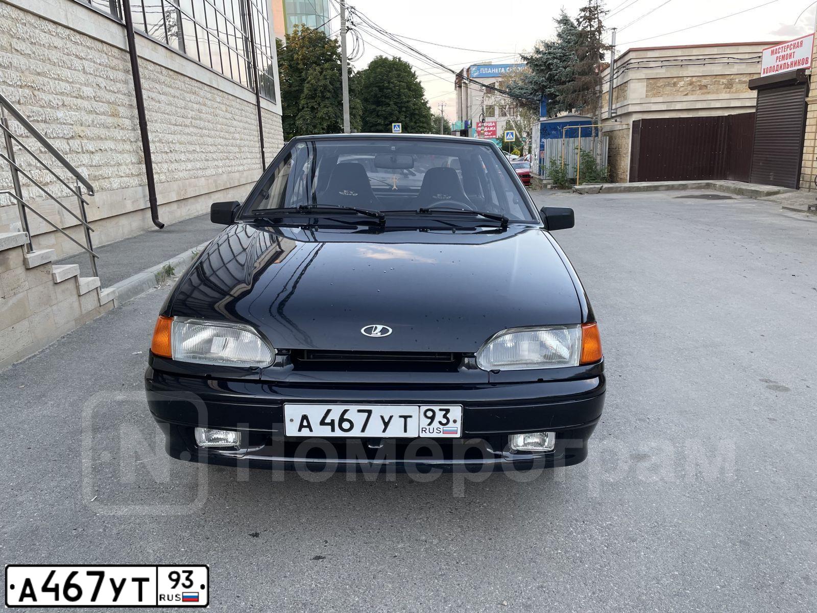 Фото автомобиля LADA 2114, 2011 — госномер Н012МК126. Цвет: Сине-Черный
