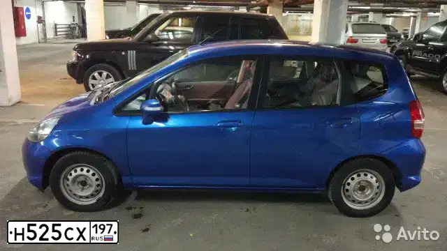 Фото автомобиля HONDA JAZZ, 2008 — госномер У751ТС69. Цвет: синий