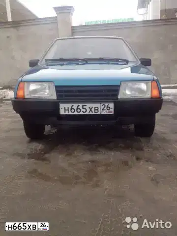 Фото автомобиля LADA 2109 SAMARA, 1999 — госномер Н665ХВ26. Цвет: СЕРЕБРИСТЫЙ СИНЕ-ЗЕЛЕНЫЙ