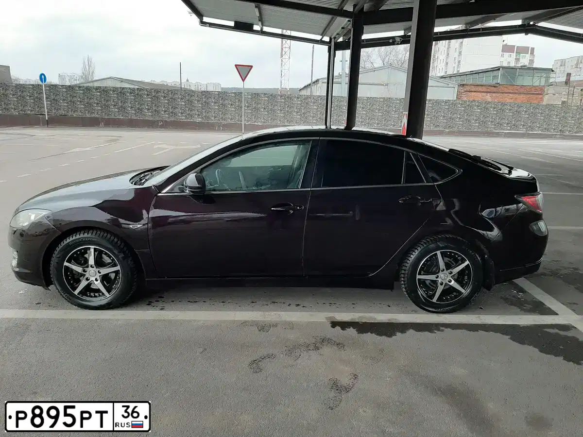 Фото автомобиля MAZDA 6, 2008 — госномер Х079РМ31