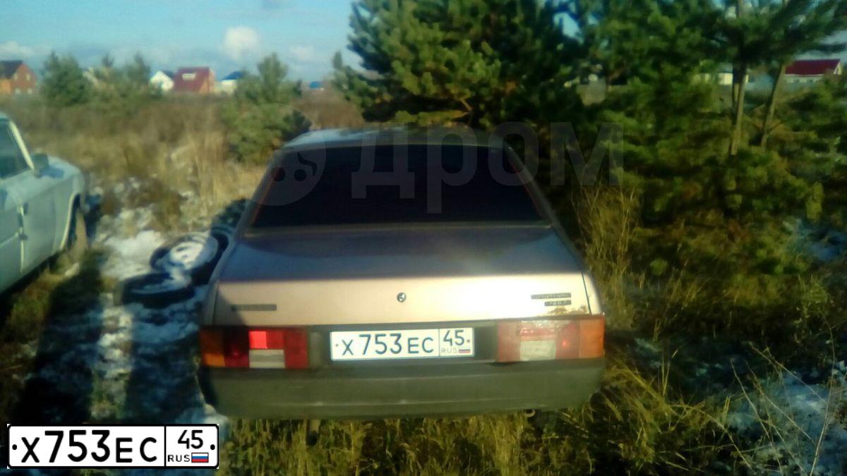 Фото автомобиля ВАЗ21099, 1995 — госномер А787ЕЕ72. Цвет: КОРИЧНЕВЫЙ