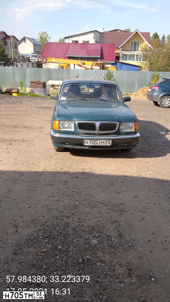 Фото автомобиля GAZ 3110, 2000 — госномер К868СН53. Цвет: МУРЕНА