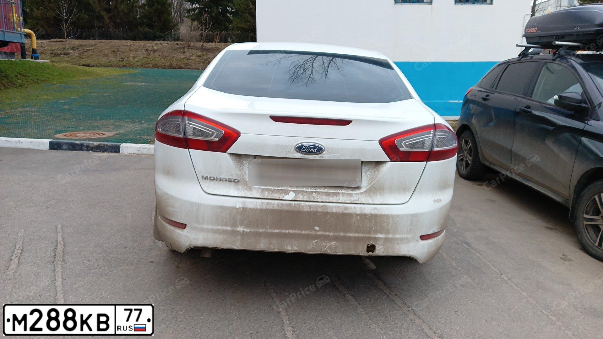 Фото автомобиля FORD MONDEO, 2012 — госномер О105УО33. Цвет: Белый