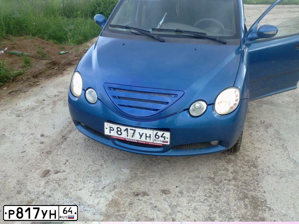 Фото автомобиля CHERY S21, 2008 — госномер К781АВ181. Цвет: синий