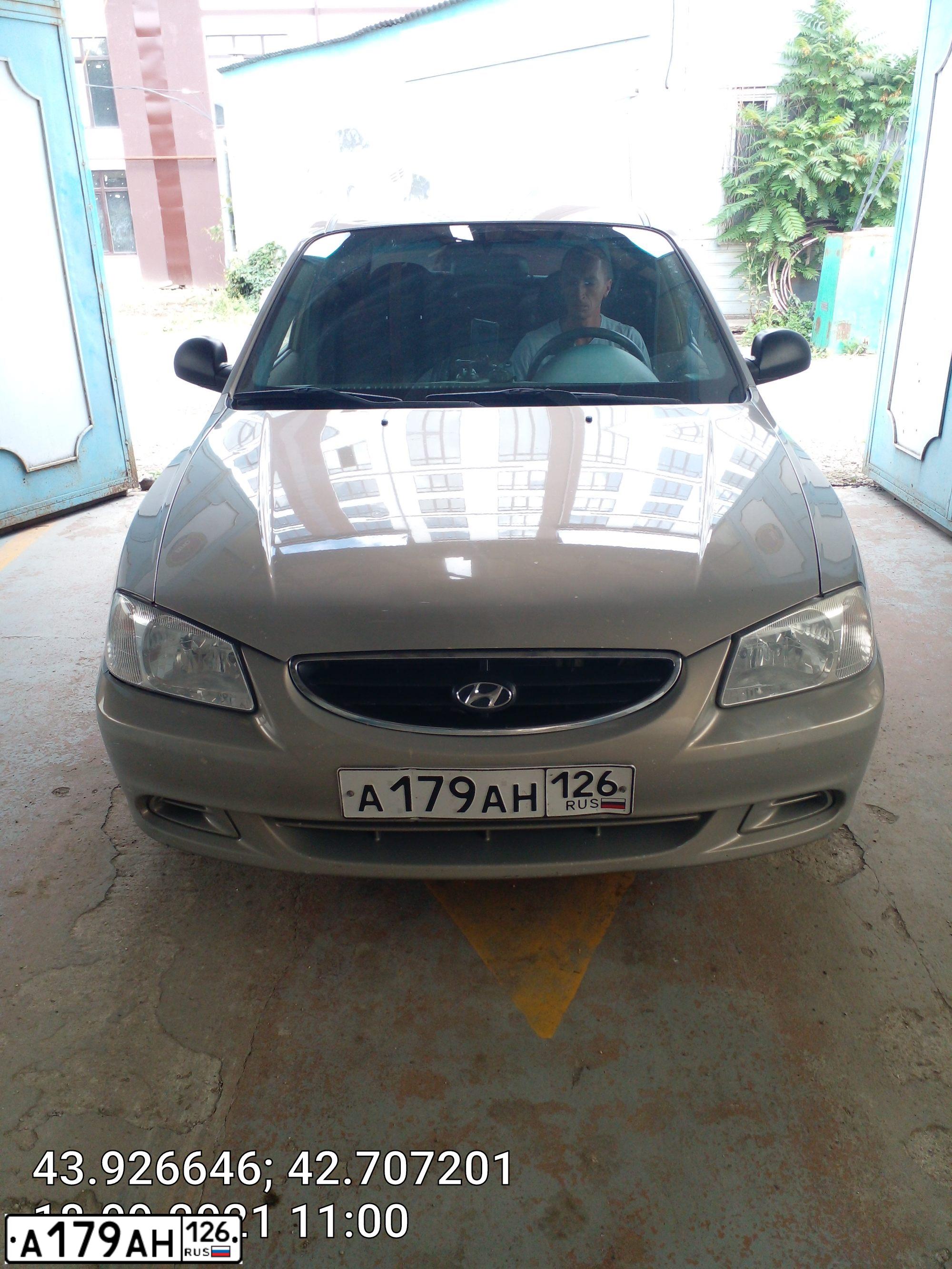 Фото автомобиля TAGAZ ACCENT, 2011 — госномер А179АН126. Цвет: СВЕТЛО-БЕЖЕВЫЙ