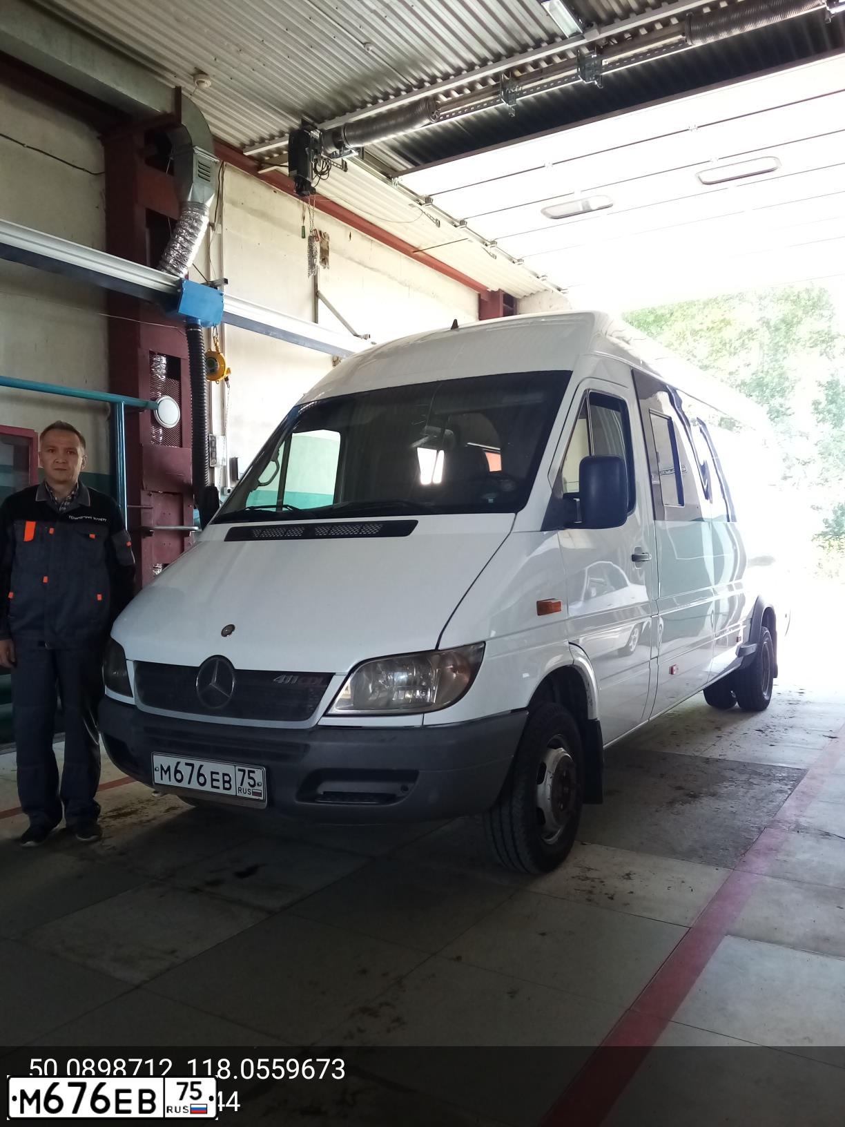 Фото автомобиля MERCEDES-BENZ SPRINTER, 2014 — госномер М676ЕВ75