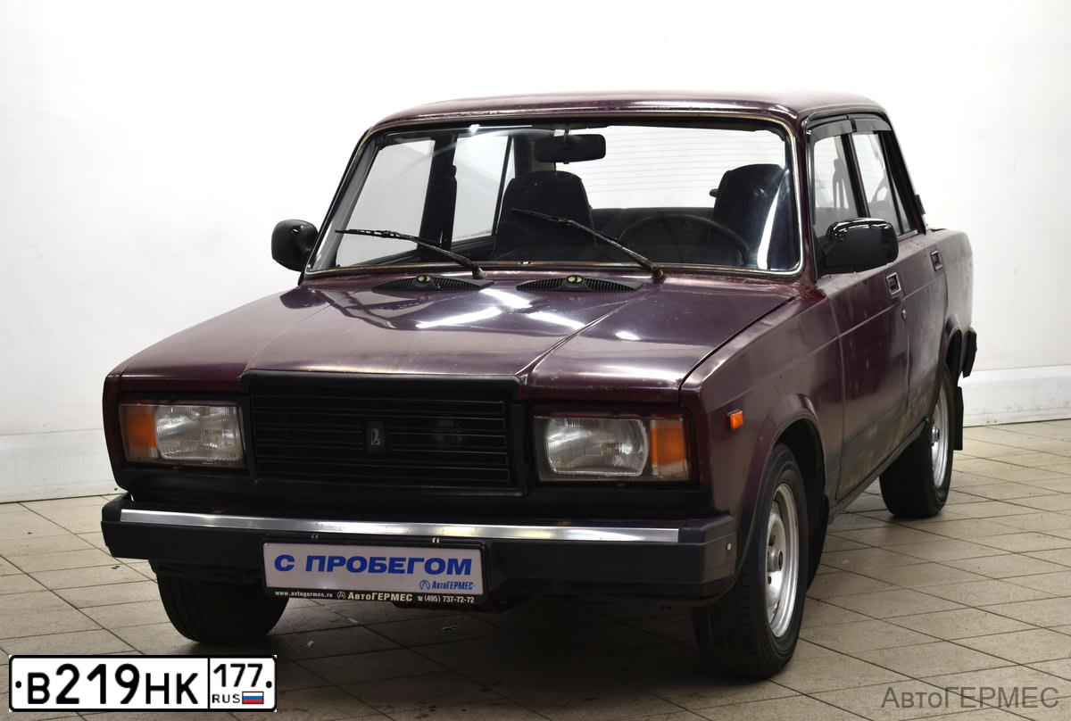 Фото автомобиля LADA 2107, 2006 — госномер В219НК177. Цвет: ВИШНЕВЫЙ ТЕМНЫЙ