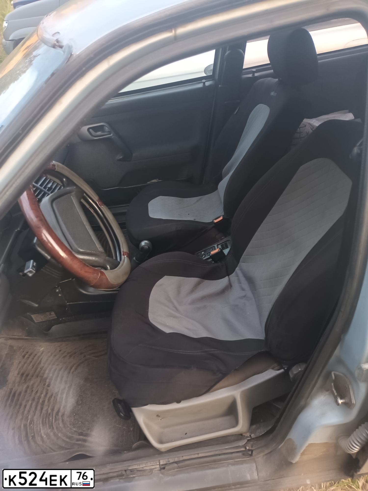 Фото автомобиля LADA 2110 LADA, 2004 — госномер К524ЕК76. Цвет: СЕРЕБРИСТО-ЖЕЛТЫЙ