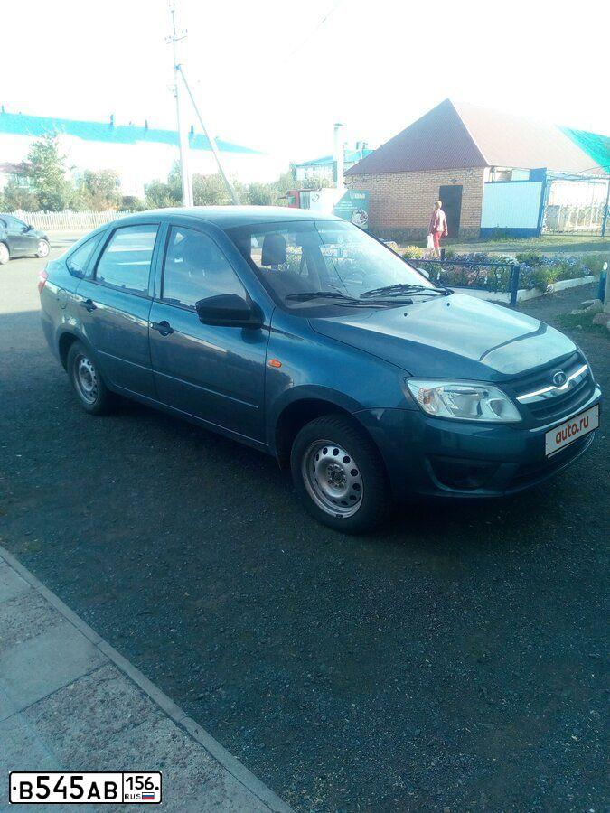 Фото автомобиля LADA 2191 GRANTA, 2014 — госномер В545АВ156. Цвет: СЕРО-СИНИЙ