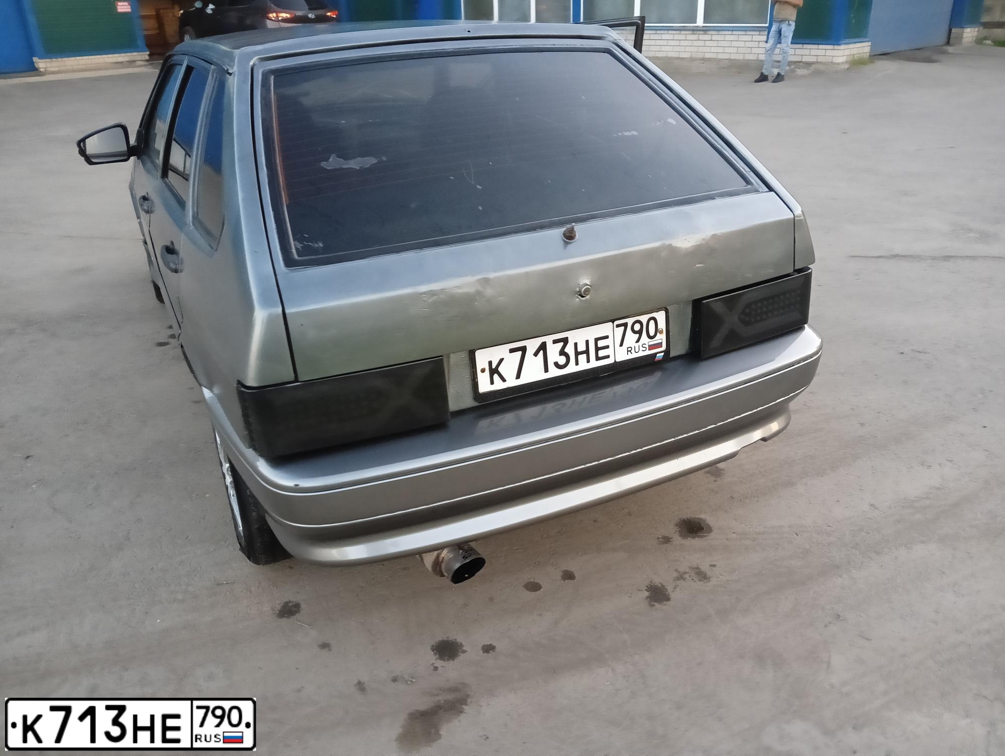 Фото автомобиля LADA 2114, 2005 — госномер С321УА33. Цвет: средний серо-зеленый металлик