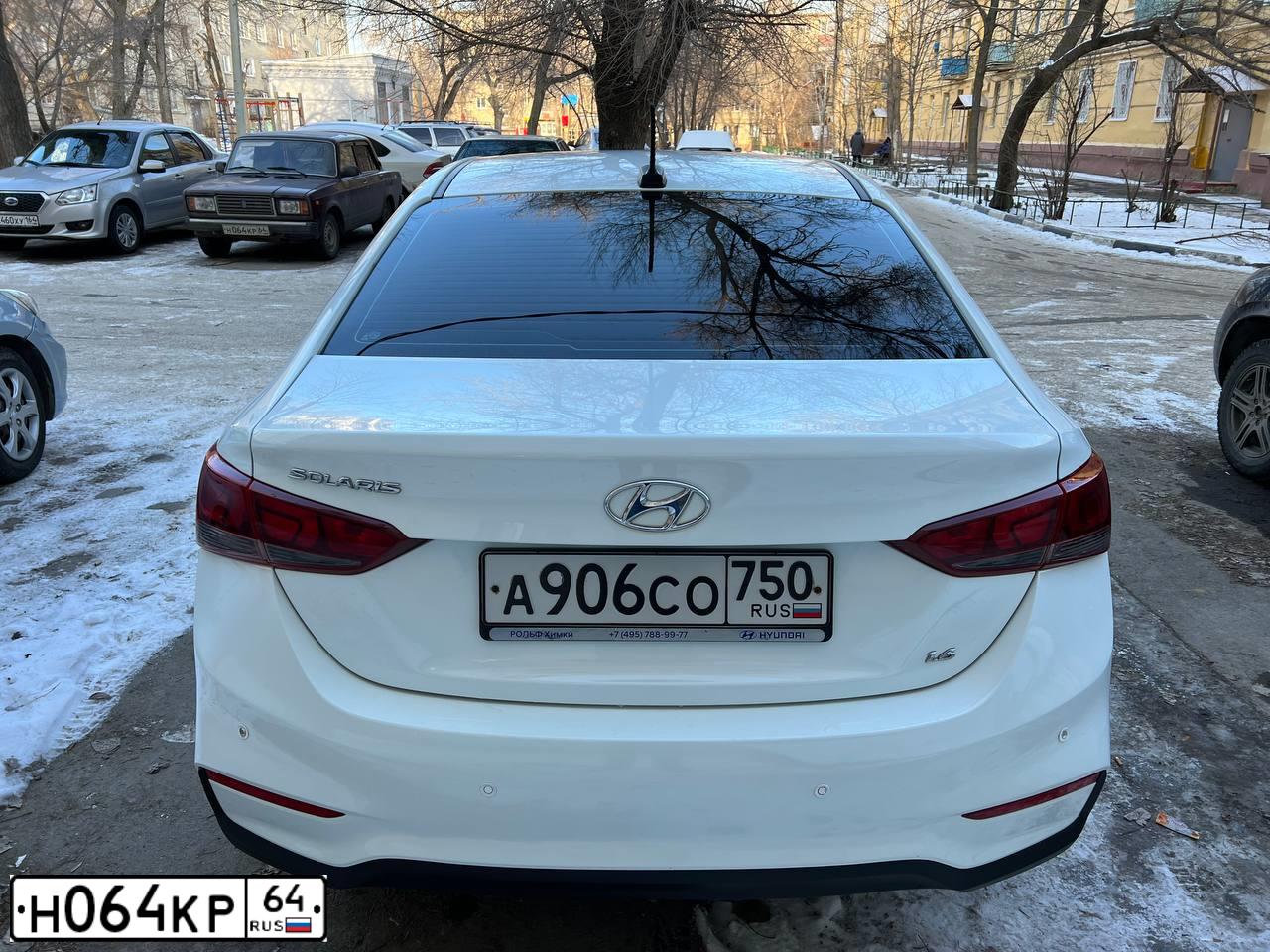 Фото автомобиля VOLVO S40, 2007 — госномер Н064КР64. Цвет: ЧЕРНЫЙ