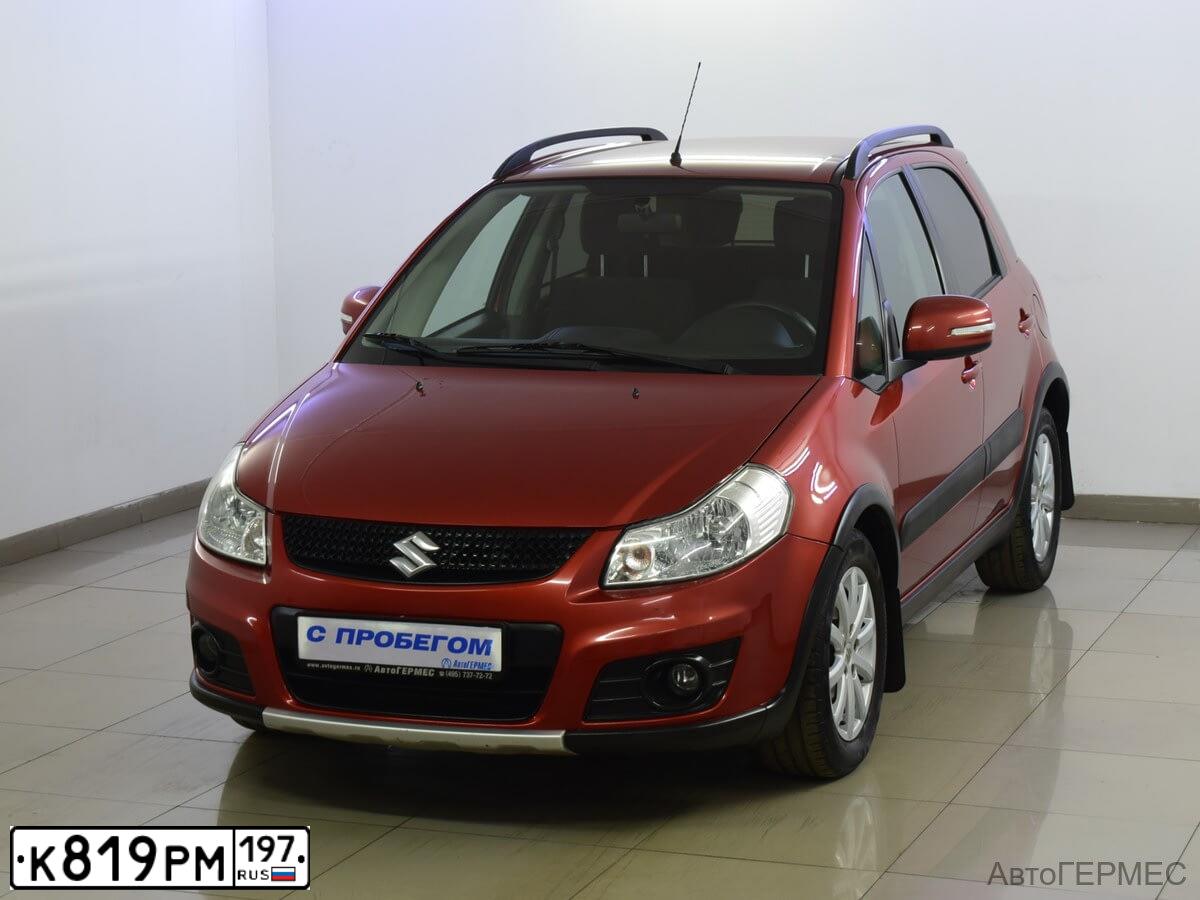 Фото автомобиля SUZUKI SX 4, 2011 — госномер С480ВО797. Цвет: Оранжевый