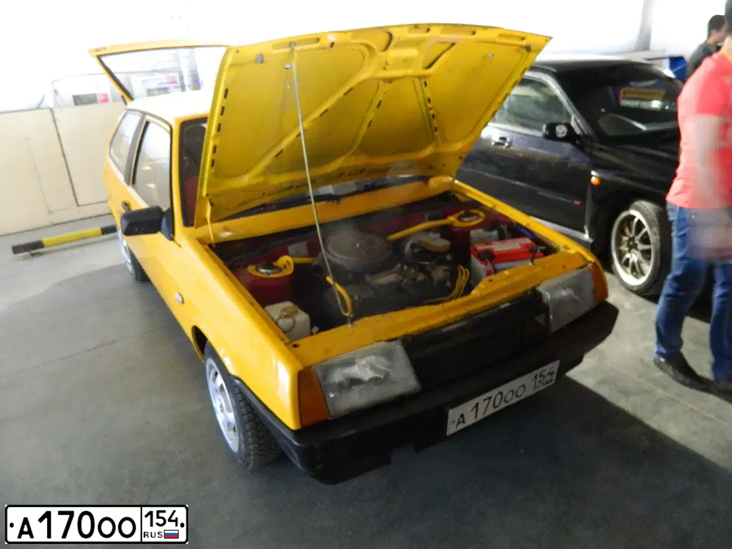 Фото автомобиля LADA 2108 SAMARA, 1993 — госномер А170ОО154. Цвет: КРАСНЫЙ