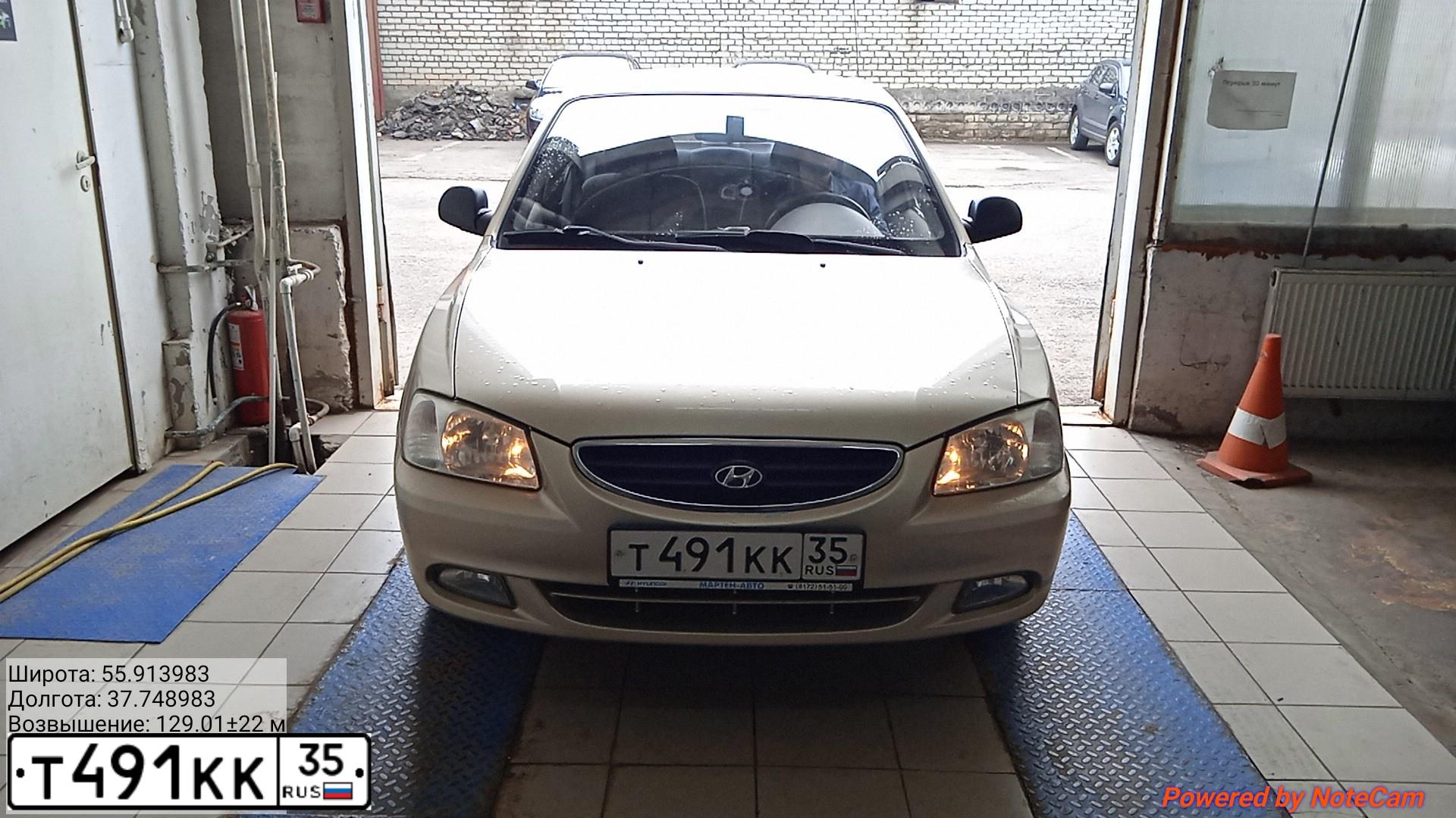 Фото автомобиля TAGAZ ACCENT, 2007 — госномер Т491КК35