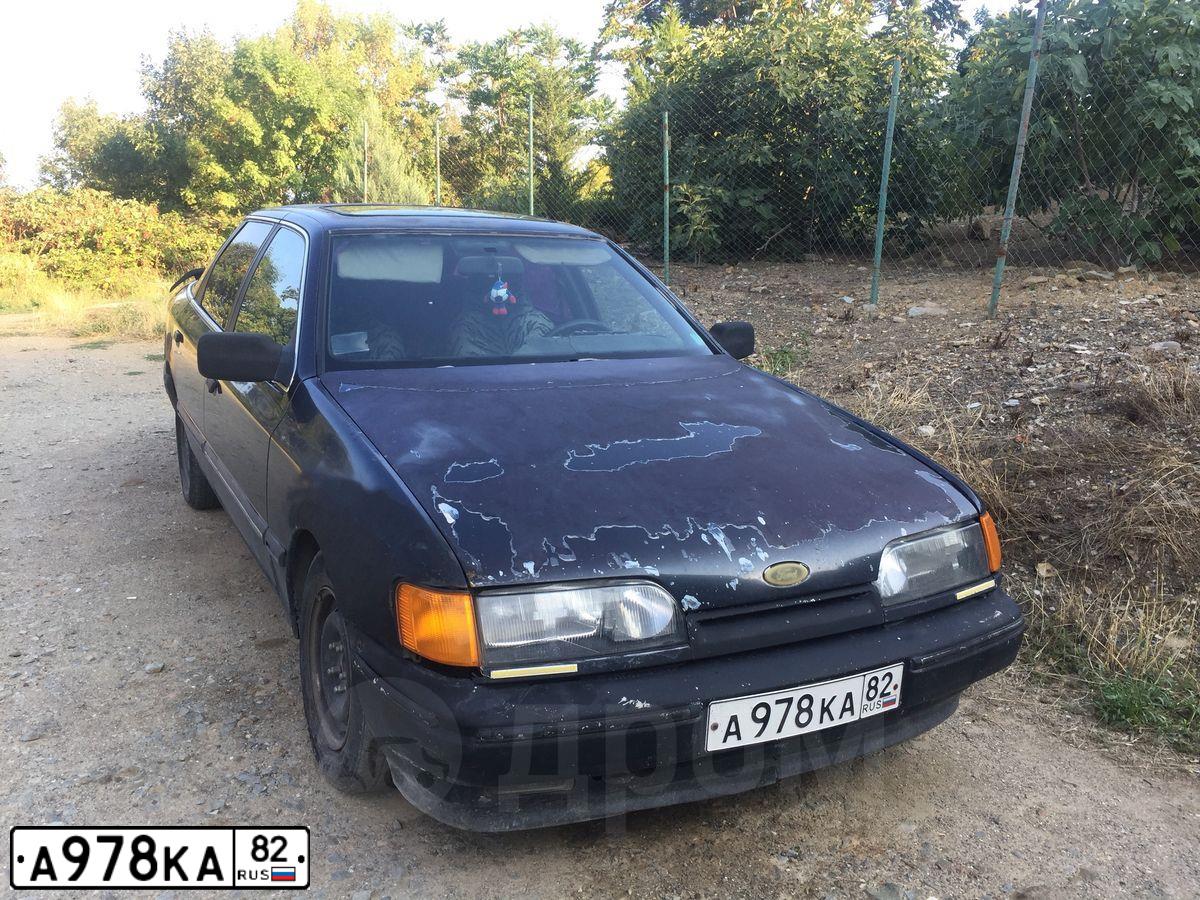 Фото автомобиля FORD SCORPIO, 1985 — госномер А810ТК92. Цвет: ЧЕРНЫЙ