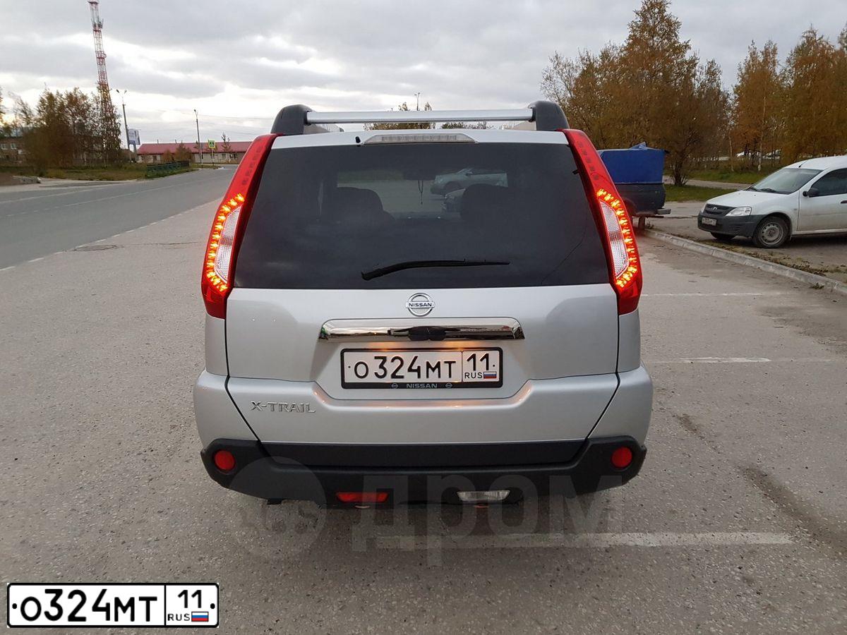 Фото автомобиля NISSAN X-TRAIL, 2012 — госномер О324МТ11. Цвет: Серебристый