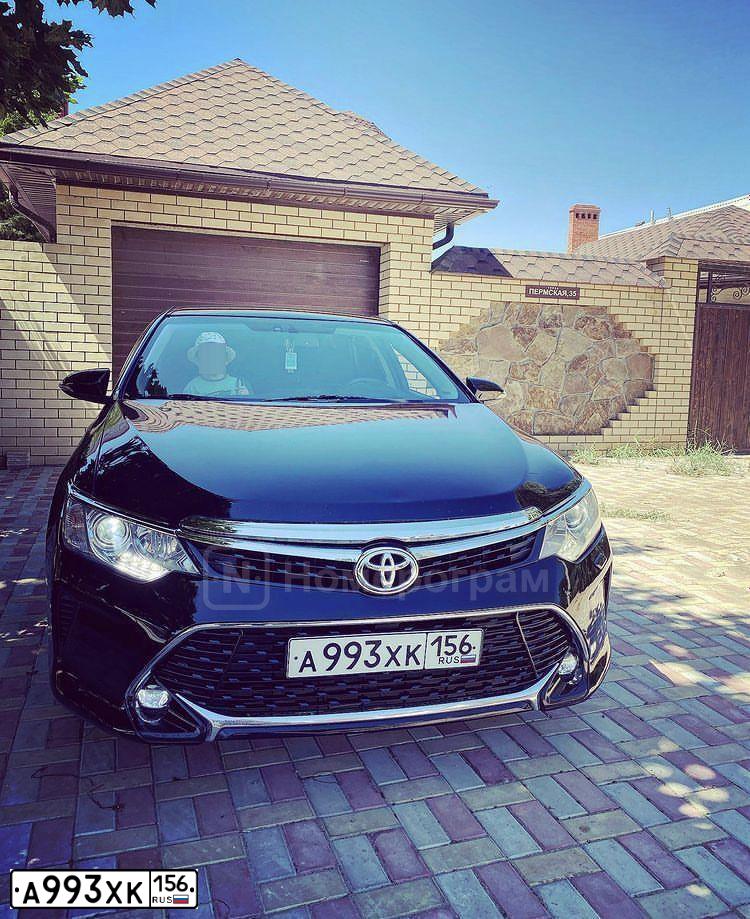 Фото автомобиля TOYOTA CAMRY, 2013 — госномер У099ОР05
