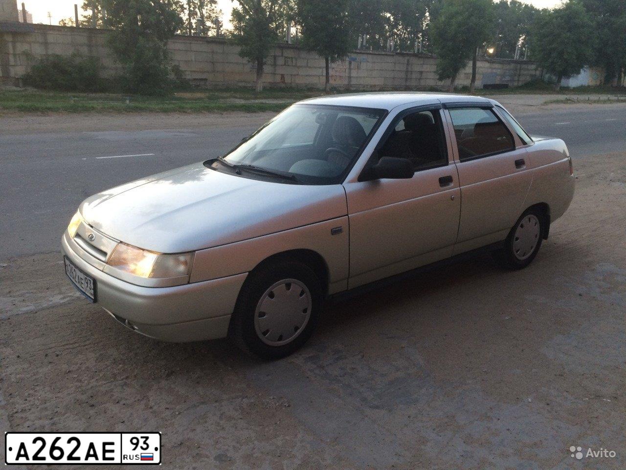 Фото автомобиля LADA 2110, 2005 — госномер А262АЕ93. Цвет: СЕРЕБРИСТО-БЕЖЕВЫЙ