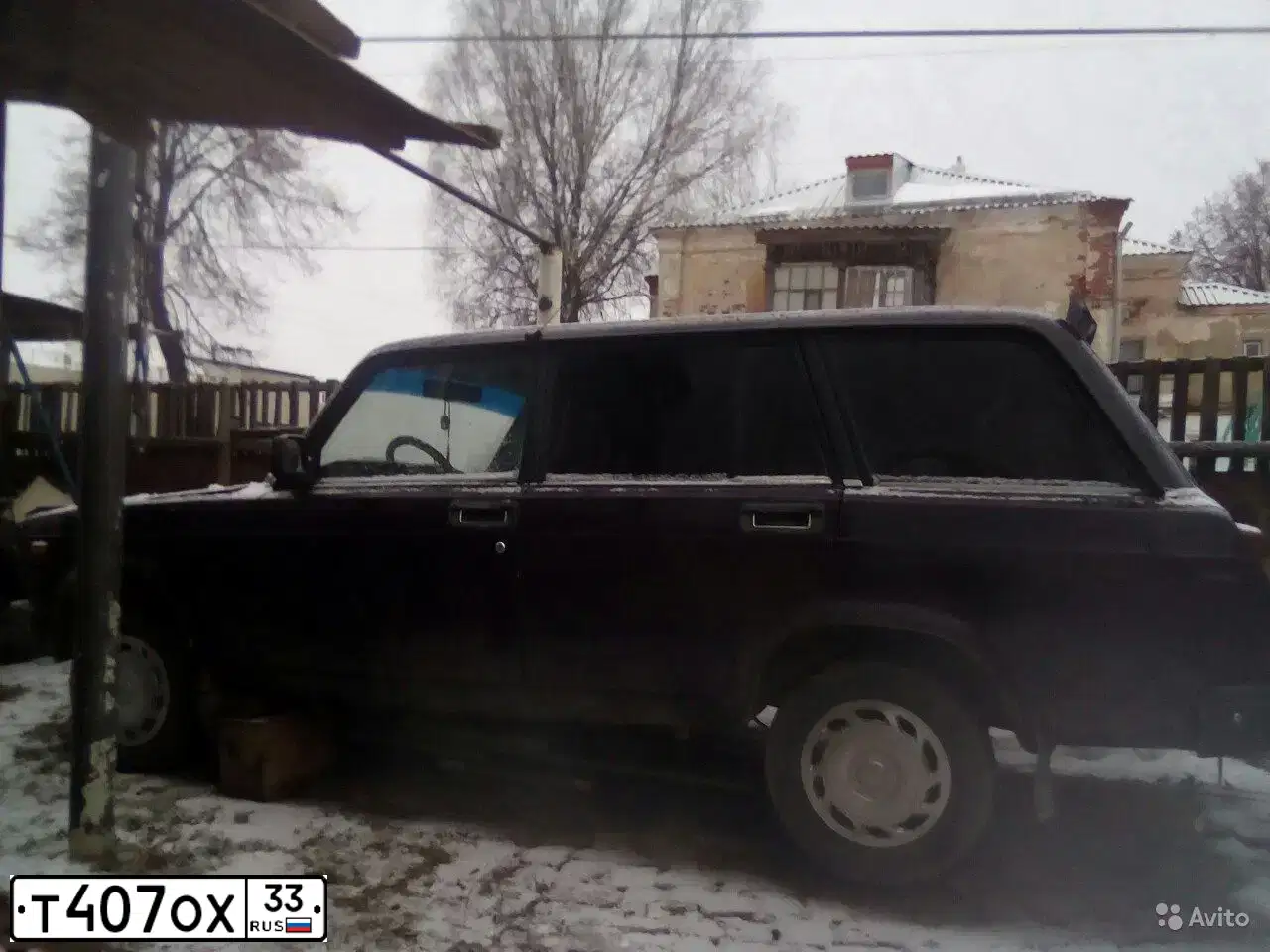 Фото автомобиля LADA 2104, 2001 — госномер Х592РМ33. Цвет: ФИОЛЕТОВЫЙ