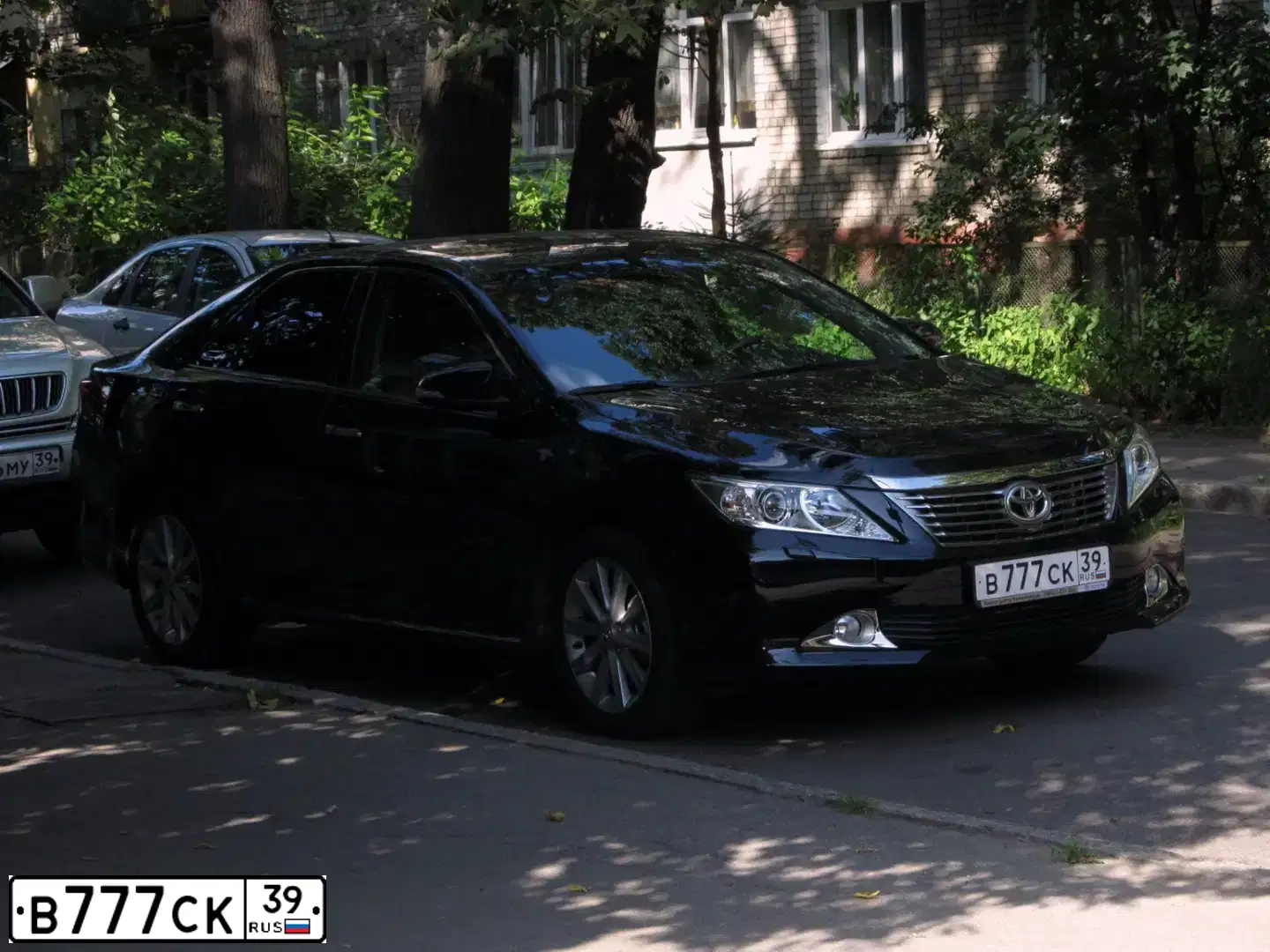 Фото автомобиля KIA MAGENTIS / OPTIMA, 2017 — госномер В777СК39. Цвет: СИНИЙ