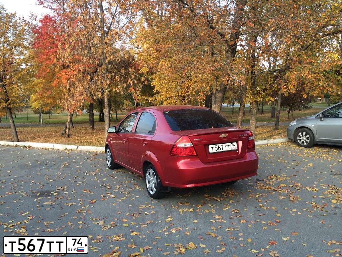 Фото автомобиля CHEVROLET AVEO, 2007 — госномер Т567ТТ74. Цвет: КРАСНЫЙ