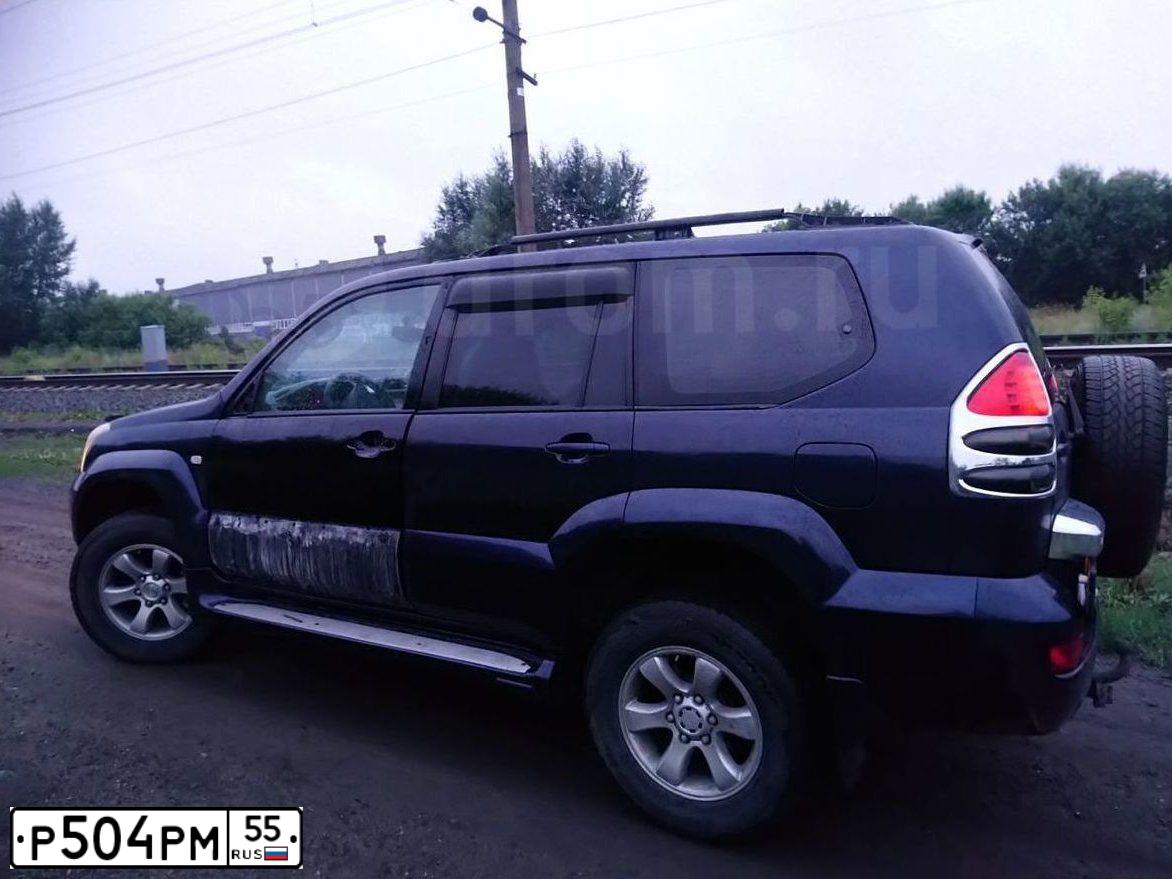 Фото автомобиля TOYOTA LANDCRUISER, 2004 — госномер А001АТ39. Цвет: синий