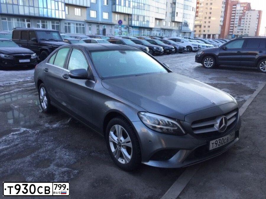 Фото автомобиля MERCEDES-BENZ C-CLASS, 2019 — госномер Т431ТВ198
