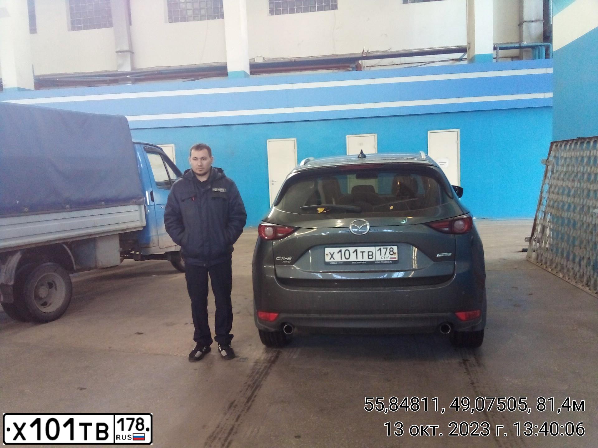 Фото автомобиля MAZDA CX-5, 2017 — госномер С703МВ716. Цвет: ТЕМНО-СЕРЫЙ