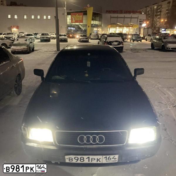 Фото автомобиля AUDI 80, 1987 — госномер Н606ЕК134. Цвет: синий