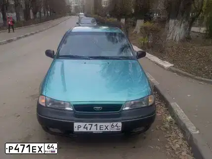 Фото автомобиля DAEWOO NEXIA, 2000 — госномер В741ВХ164. Цвет: ЗЕЛЕНЫЙ