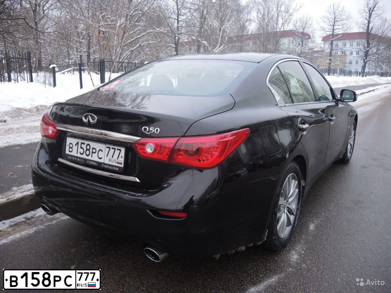 Фото автомобиля INFINITI Q50, 2015 — госномер А033ТВ161. Цвет: ЧЕРНЫЙ