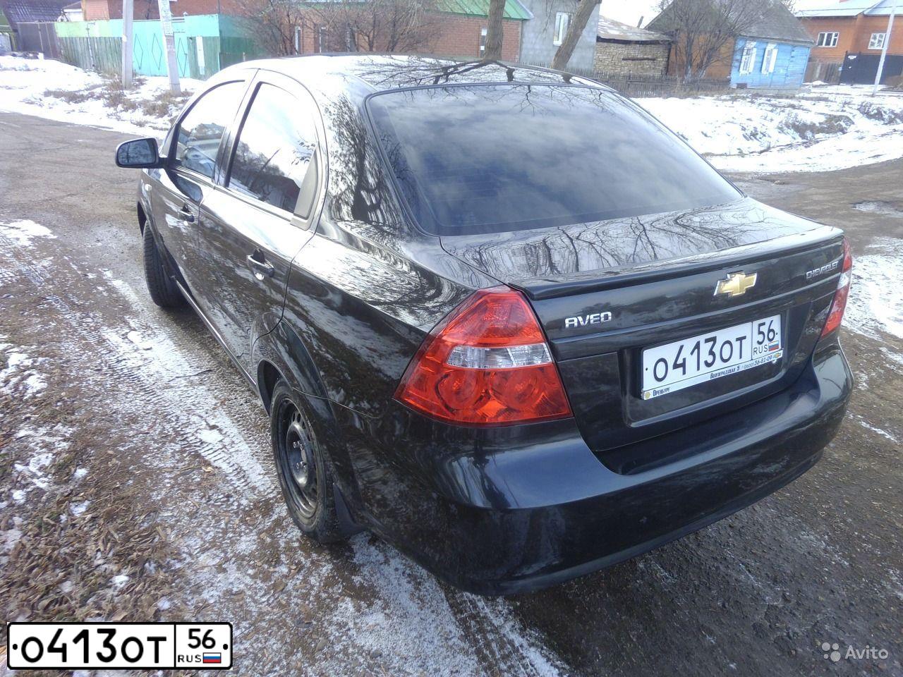 Фото автомобиля CHEVROLET AVEO, 2007 — госномер О413ОТ56. Цвет: ЧЕРНЫЙ