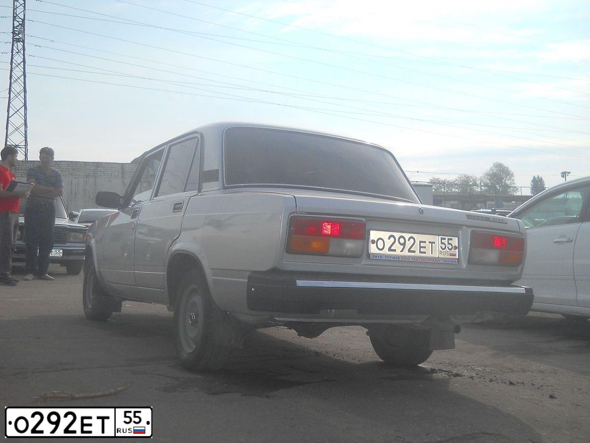 Фото автомобиля LADA 2107, 2006 — госномер А511КМ124. Цвет: ТЕМНО-ВИШНЕВЫЙ