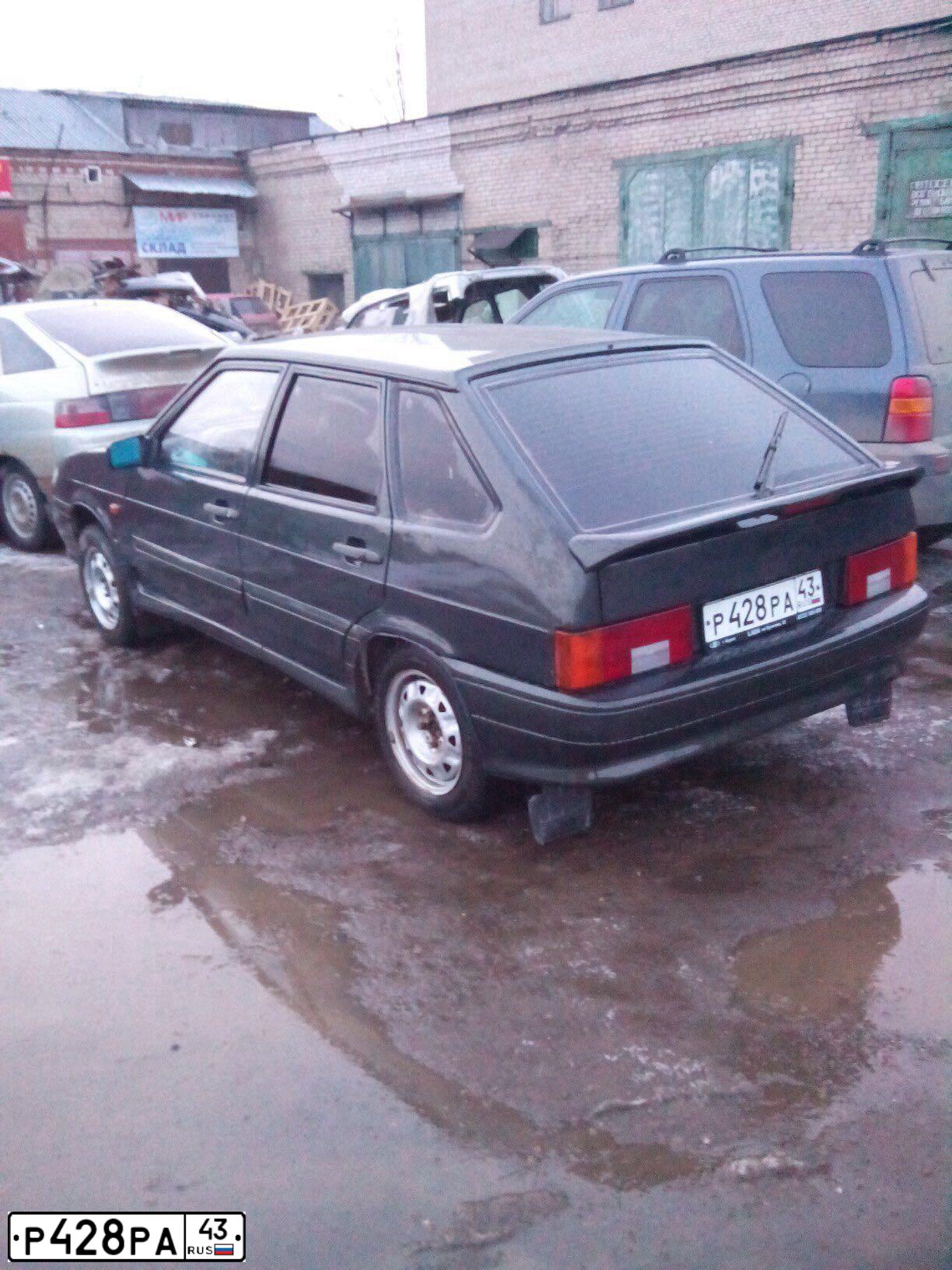 Фото автомобиля LADA 2114 SAMARA, 2006 — госномер Р428РА43. Цвет: ЗОЛОТИСТЫЙ ТЕМНО-ЗЕЛЕНЫЙ