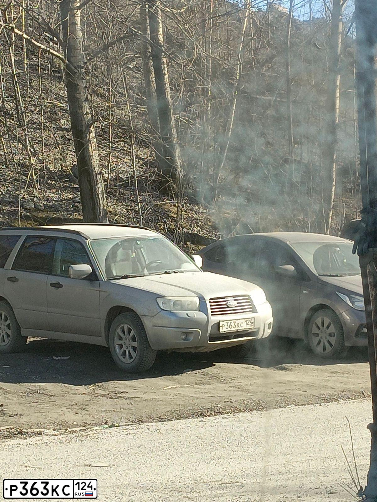 Фото автомобиля SUBARU FORESTER, 2007 — госномер Р363КК124