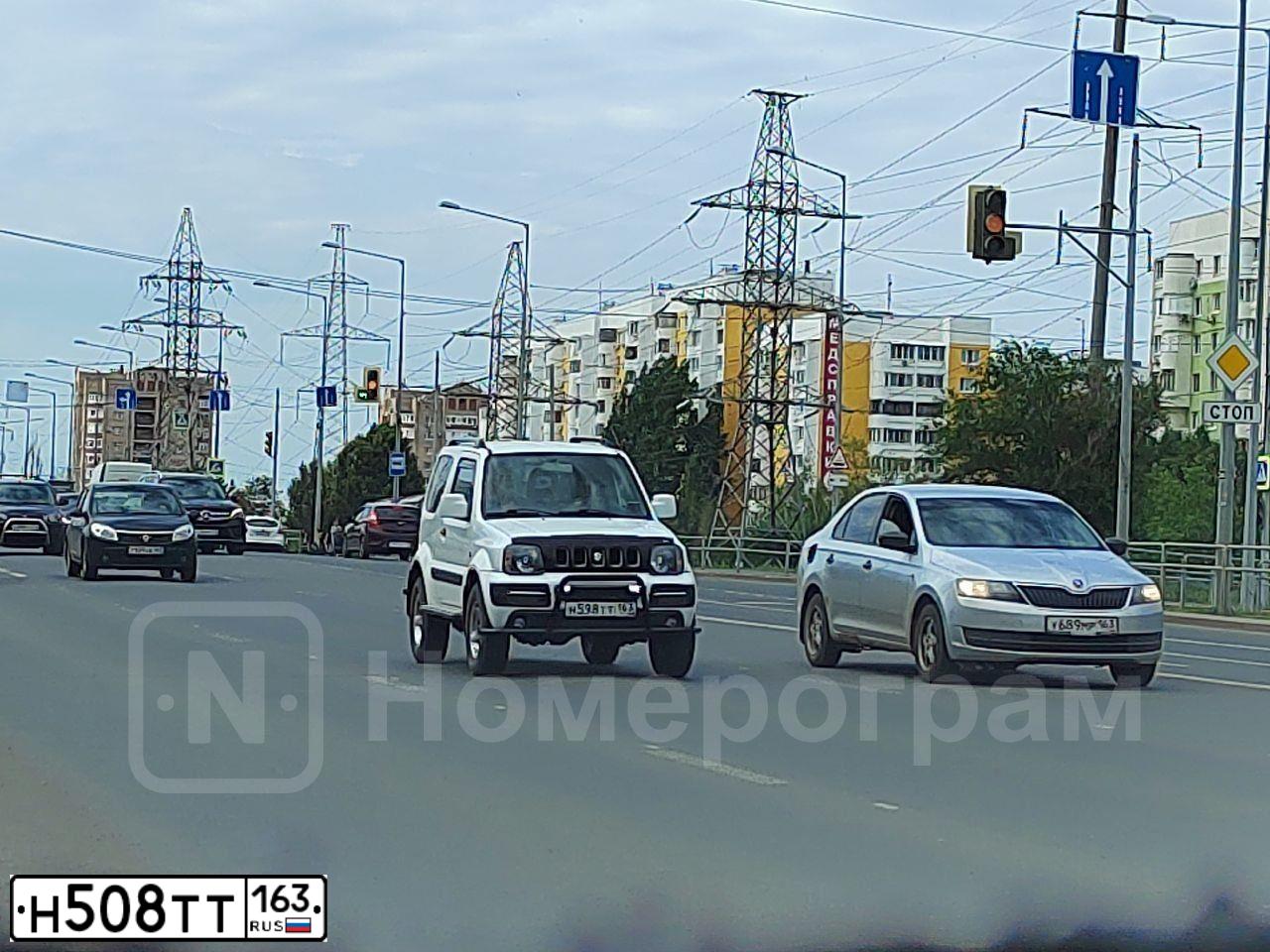 Фото автомобиля LADA 2170 PRIORA, 2010 — госномер Н508ТТ163. Цвет: Сине-Черный