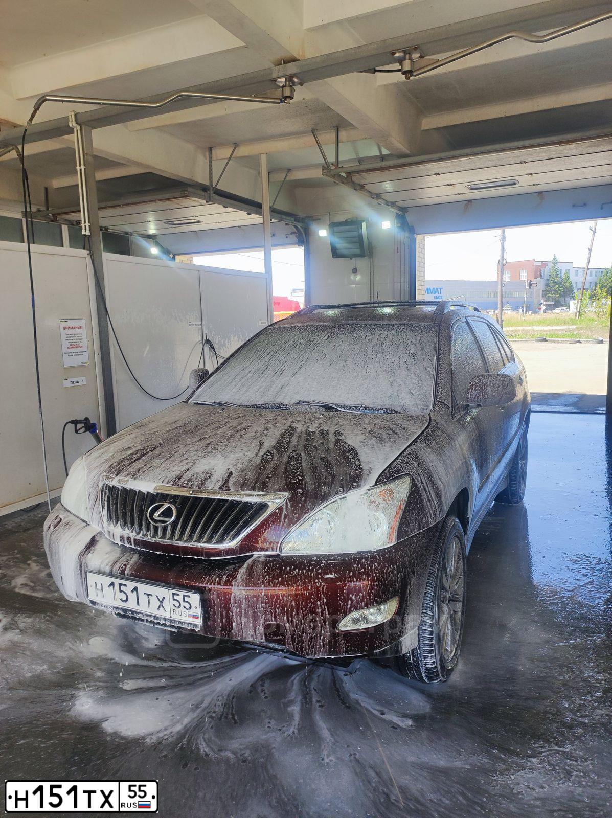 Фото автомобиля LEXUS RX, 2007 — госномер Н151ТХ55. Цвет: Красный