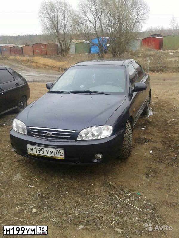 Фото автомобиля KIA SPECTRA, 2007 — госномер В354ЕО76. Цвет: ЧЕРНЫЙ