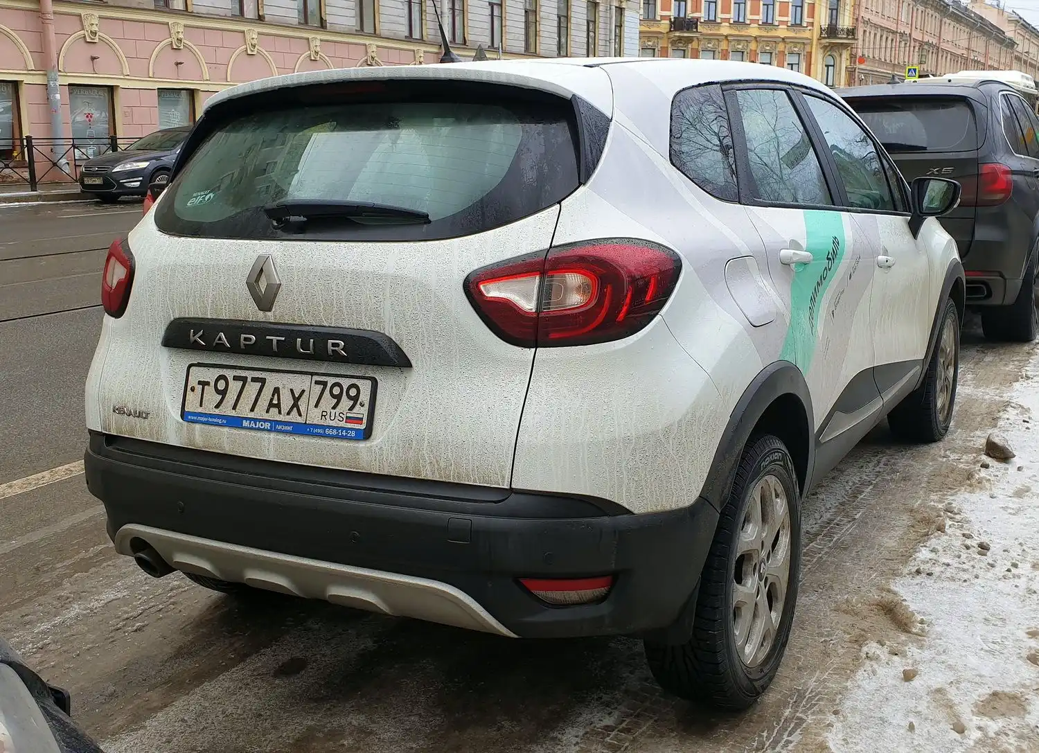 Фото автомобиля RENAULT KAPTUR, 2017 — госномер Т109СР72. Цвет: Белый