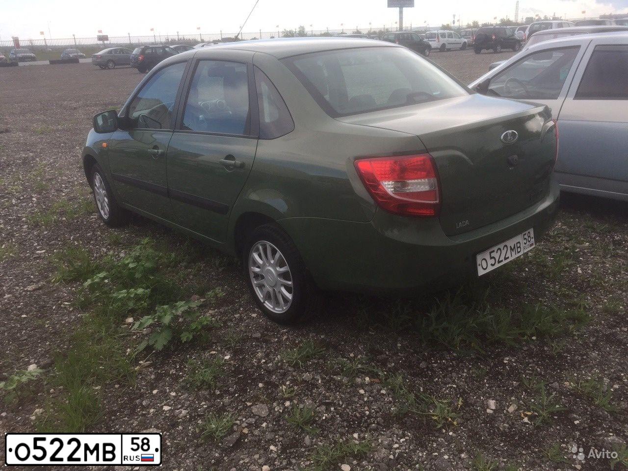 Фото автомобиля LADA 2190 GRANTA, 2013 — госномер Н559ХЕ32. Цвет: ОЛИВКОВО-ЗЕЛЕНЫЙ