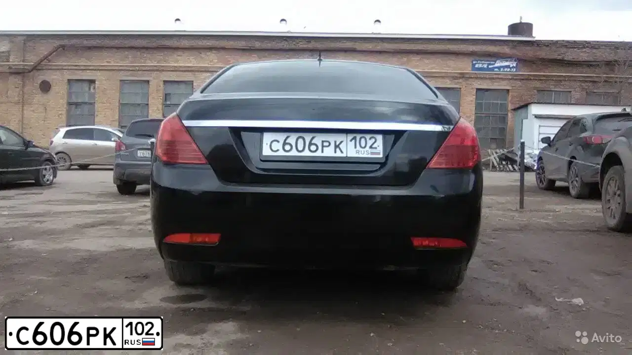 Фото автомобиля GEELY EMGRAND, 2012 — госномер С606РК102. Цвет: ЧЕРНЫЙ
