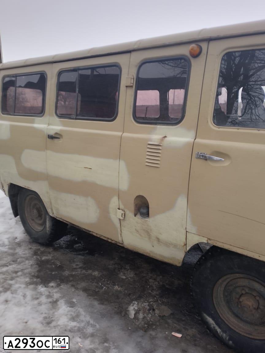 Фото автомобиля UAZ 2206, 1998 — госномер А293ОС161. Цвет: ЖЕЛТЫЙ