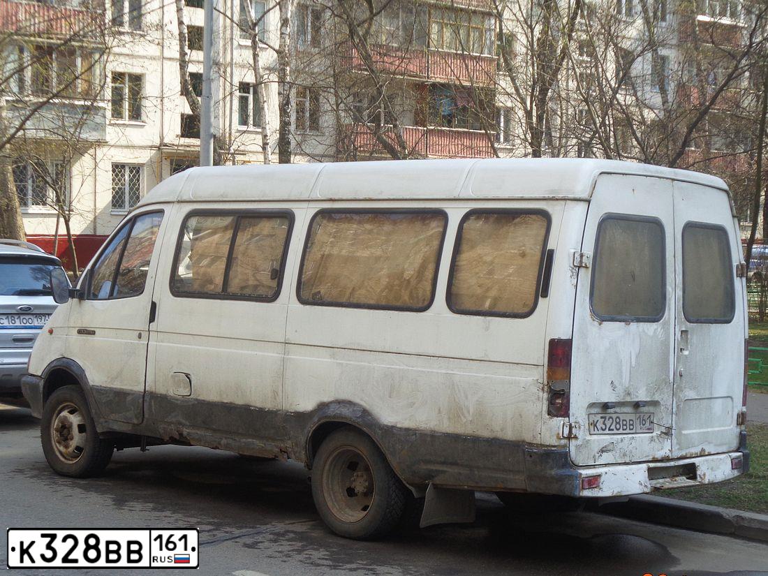 Фото автомобиля GAZ 3221 EL, 1998 — госномер К328ВВ161. Цвет: БЕЛЫЙ