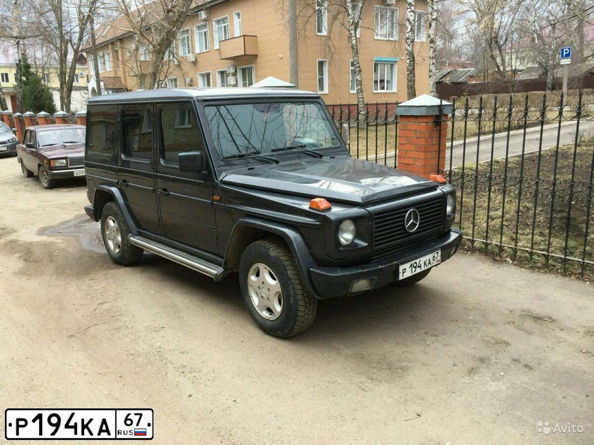 Фото автомобиля MERCEDES G-KLASSE, 1996 — госномер Н003УК58. Цвет: Белый