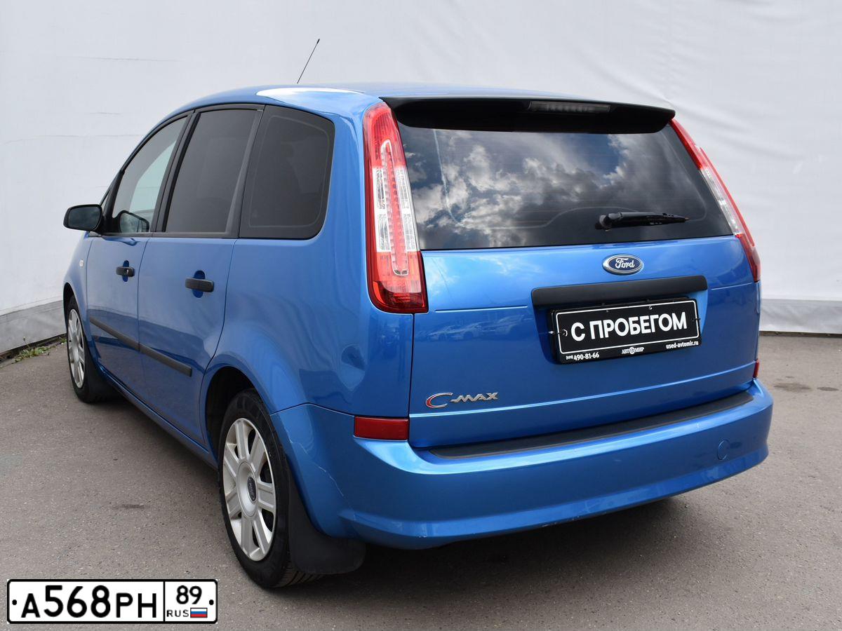 Фото автомобиля FORD FOCUS C-MAX, 2007 — госномер У703НЕ136. Цвет: ЯРКО-ГОЛУБОЙ