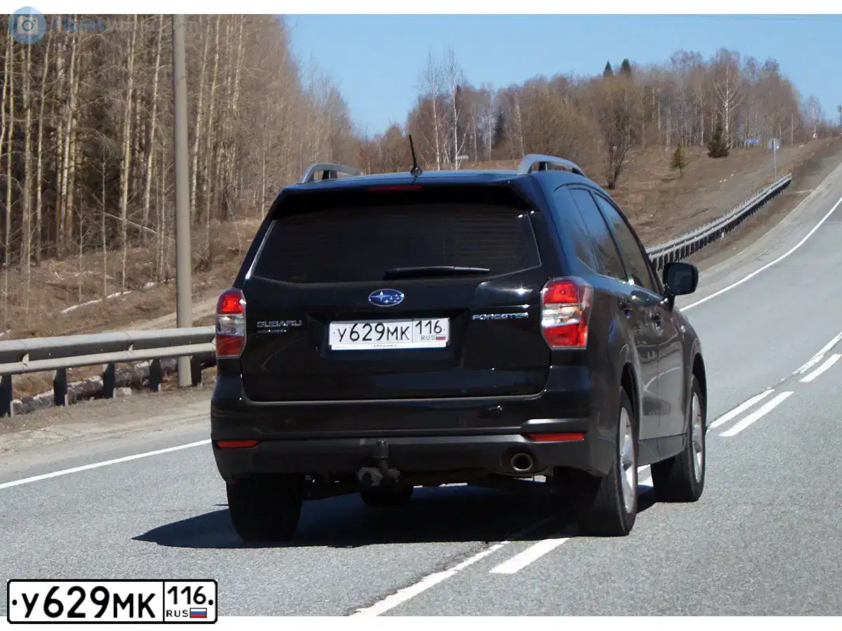 Фото автомобиля SUBARU FORESTER, 2014 — госномер М780ВВ138. Цвет: ЧЕРНЫЙ