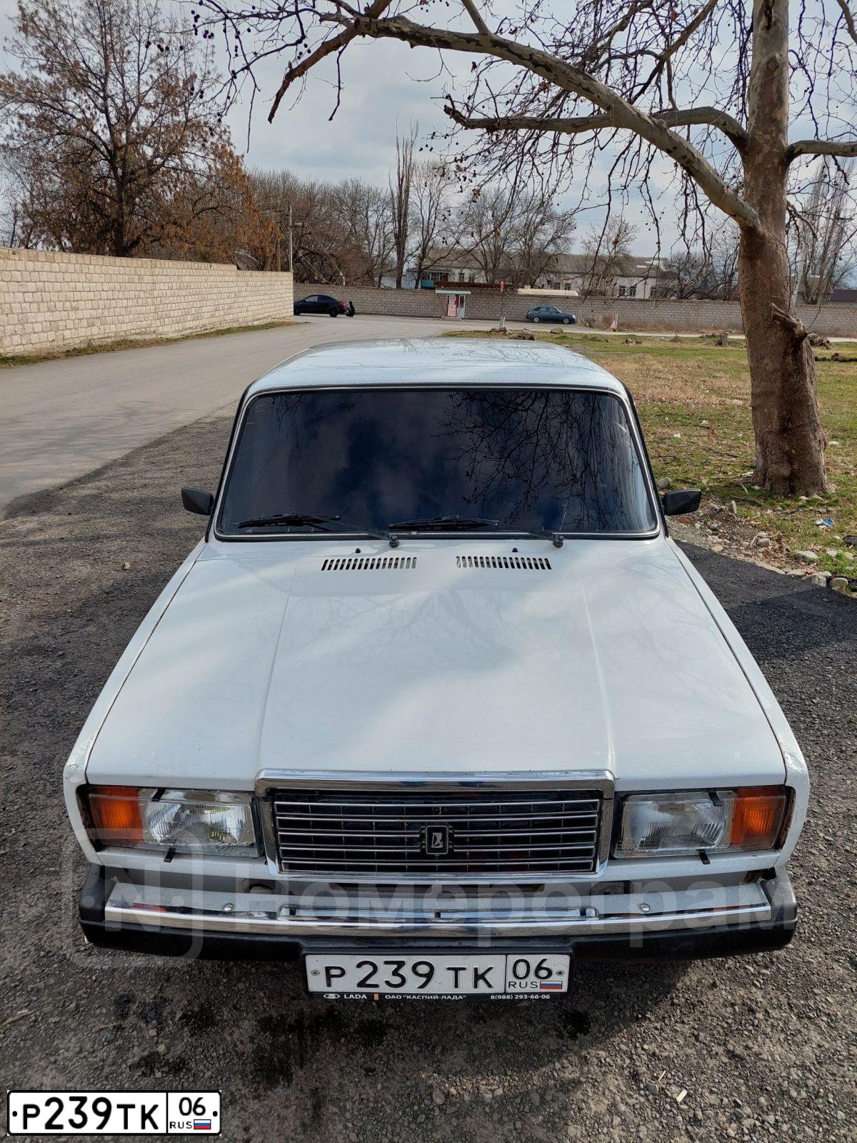 Фото автомобиля LADA 2107, 2006 — госномер О208КУ06. Цвет: ЯРКО-БЕЛЫЙ
