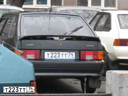 Фото автомобиля LADA 2114 SAMARA, 2007 — госномер Т223ТТ74. Цвет: ГРАФИТОВЫЙ МЕТАЛЛИК