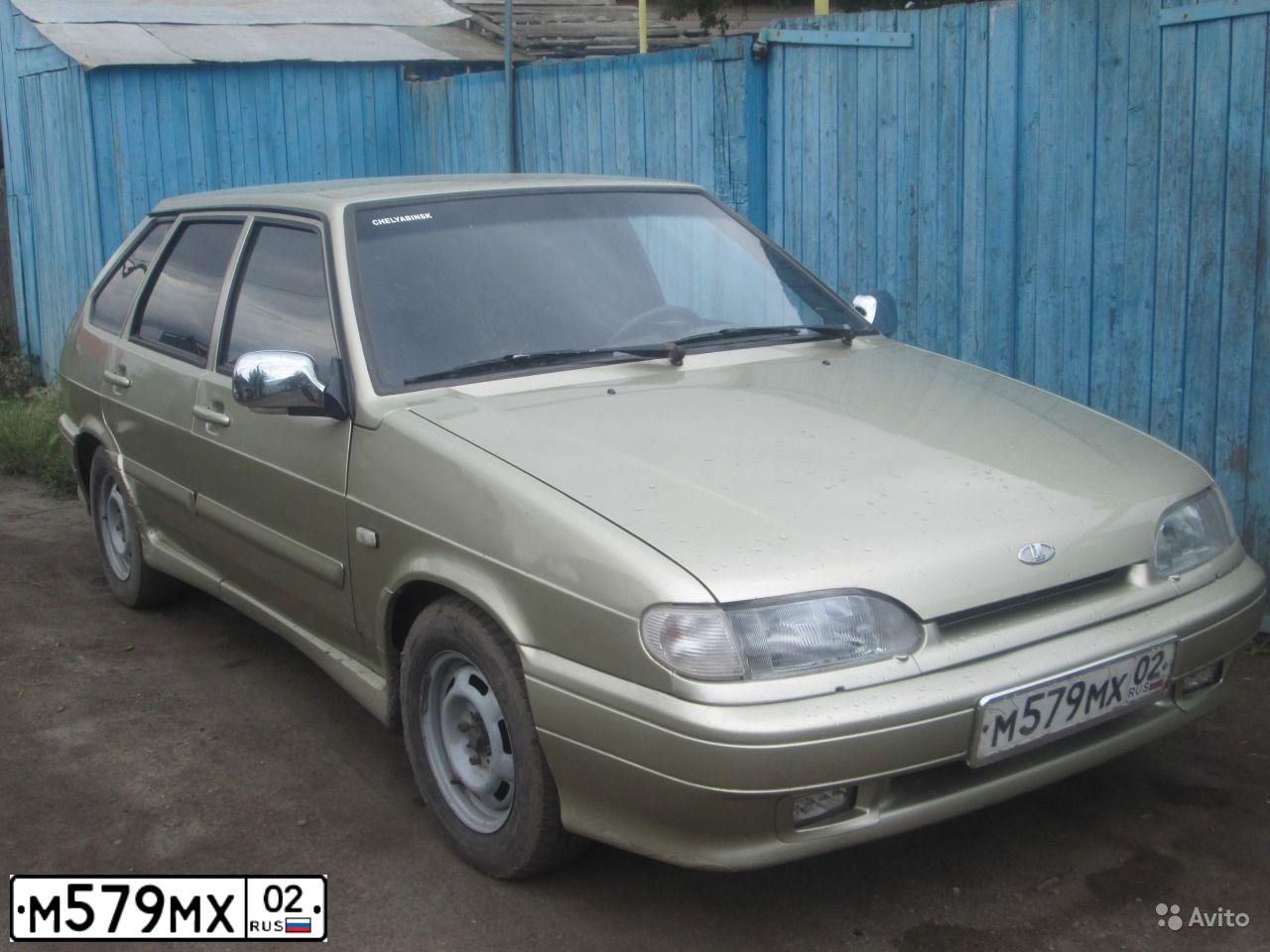 Фото автомобиля LADA 2114 SAMARA, 2006 — госномер М579МХ02. Цвет: СЕРЕБРИСТО-БЕЖЕВЫЙ